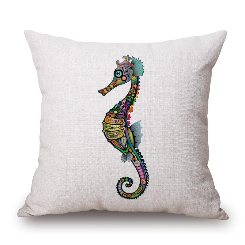 1 шт творчески животных с принтом имитирующим тату сиденье hug наволочка