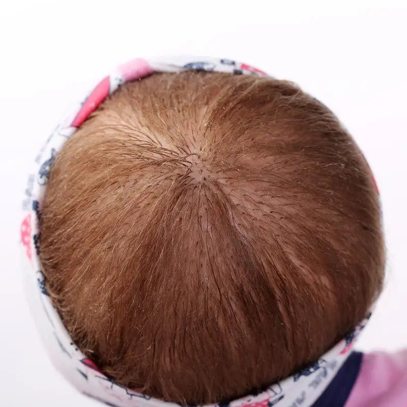Реалистичный твердый силикон reborn baby dolls 53 см размер волосы с корнями ресницы 2