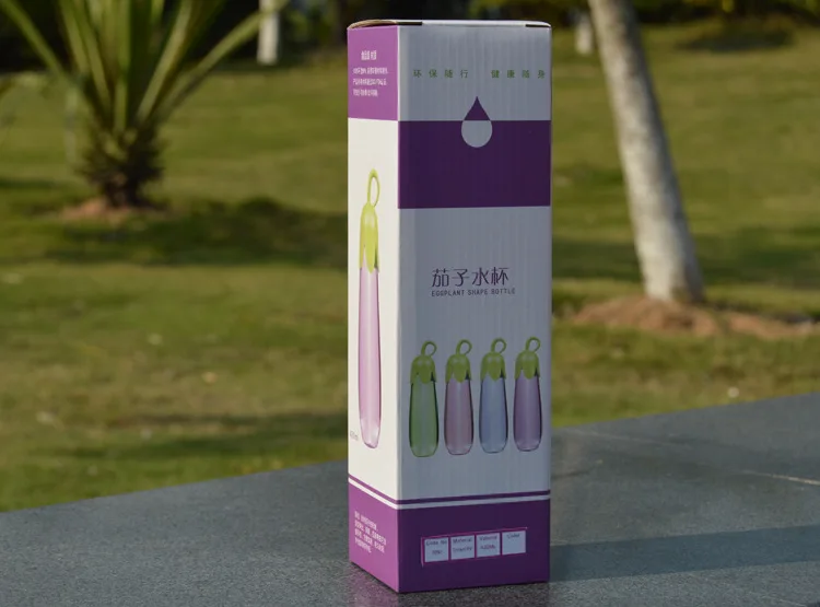 Vilead новые творческие баклажаны tritan бутылку воды bpa бесплатно модные ручка чайника герметичные бутылки для наружного Tour