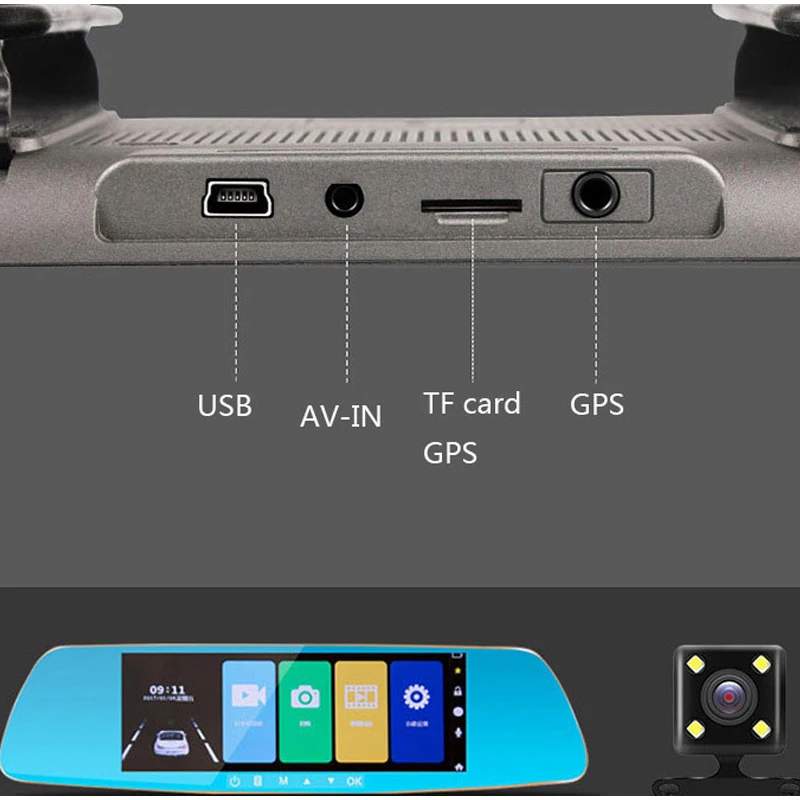 Ультра ясный Ночное видение HD автокамера Видеорегистраторы для автомобилей