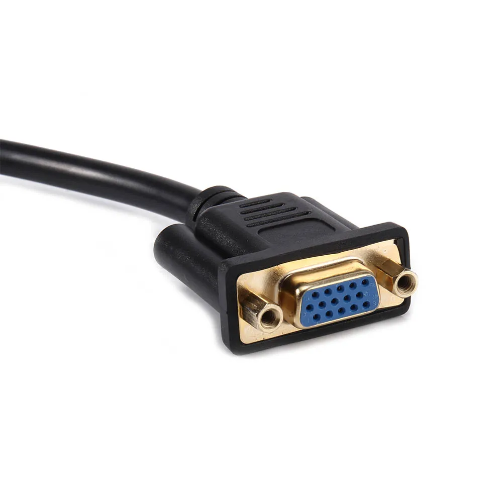 0 2 м DVI папа к VGA Женский монитор кабель от ноутбука ПК Хост видеокарта для