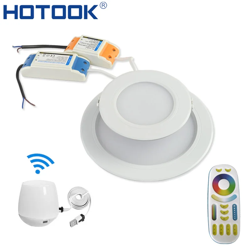 Умная лампа с регулируемой яркостью RGB + CCT изменение цвета|led downlight|led downlight lampdownlight