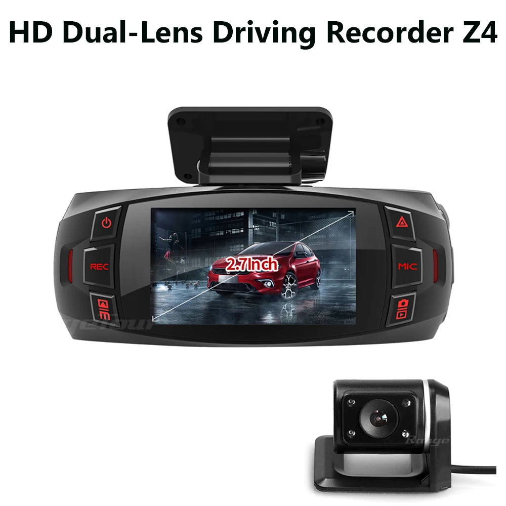 Full HD 1080P камера заднего вида Z4 Dashcam 2018 новая с углом обзора 170 градусов