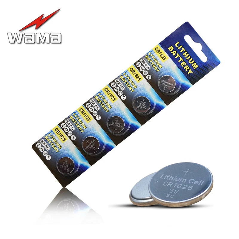 20 штук/4 шт Wama CR1625 батарейка кнопочного типа 3 в ячейки заменить BR1625 ECR1625 LM1625 литий 3D очки монета Батарея OEM Прямая доставка