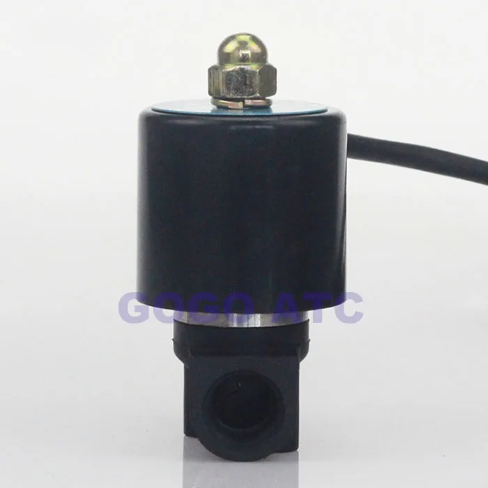 2 варианта медная катушка под водой электромагнитный клапан 3/8 дюймов 24 V 12 V 220 V AC нормально закрытый 2W040-10 инженерный пластиковый шарнир