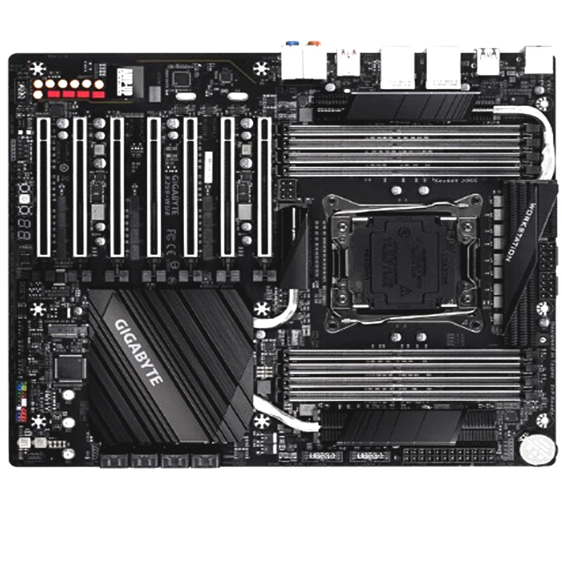 Новая модель X299 для GIGABYTE WU8 GA разъем рабочей станции материнская плата LGA 2066 4 way SLI
