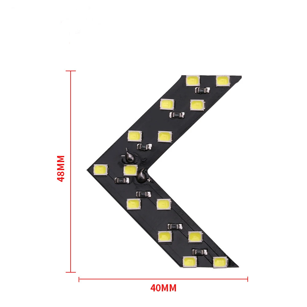 2 шт. 14 SMD LED панель со стрелками для автомобиля зеркало заднего вида Индикатор