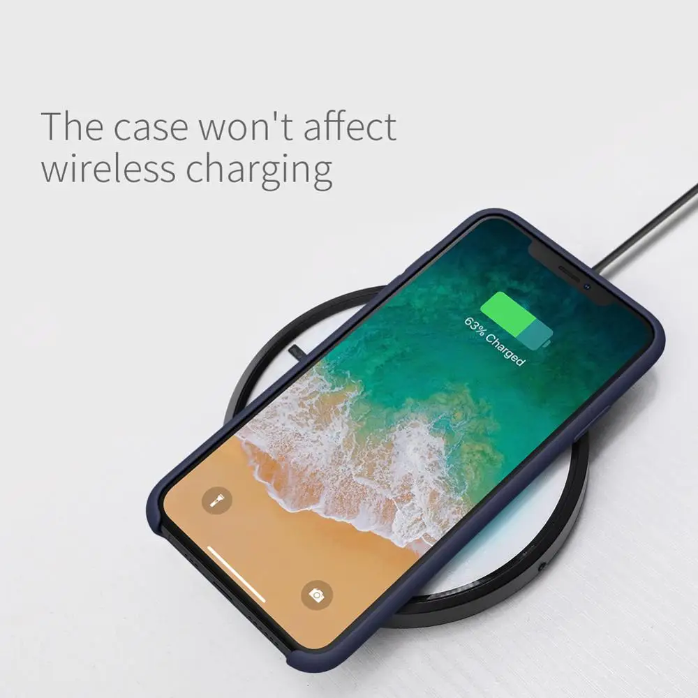 for iPhone 11 Pro Max Case Nillkin Flex Pure Luxury Liquid Silicone Soft Back Cover XR XS | Мобильные телефоны и