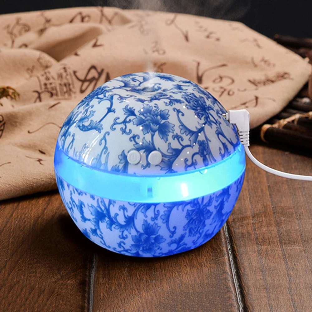 Поддельные Синий и белый фарфор дизайн дома аромат USB диффузор очиститель