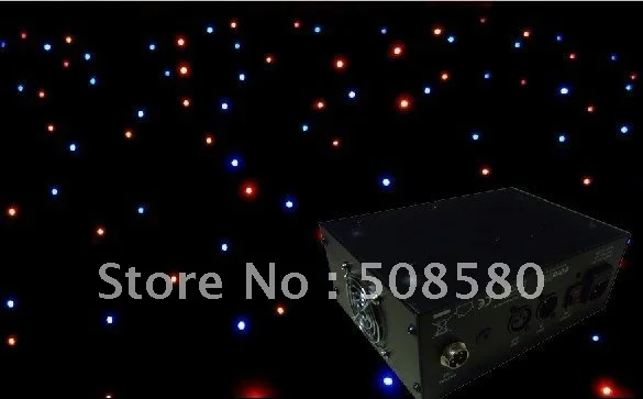 Лидер продаж! Бесплатная доставка светодиодная Звездная занавеска RGBW 4*6 м 480 шт.