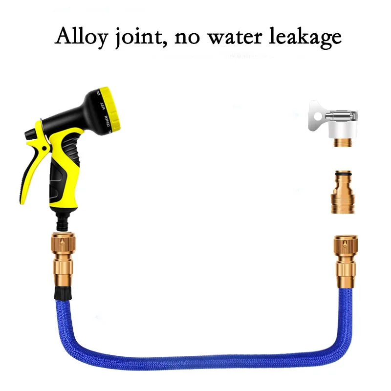 Расширяемый шланг для полива сада jardin гибкий воды набор труб высокого давления