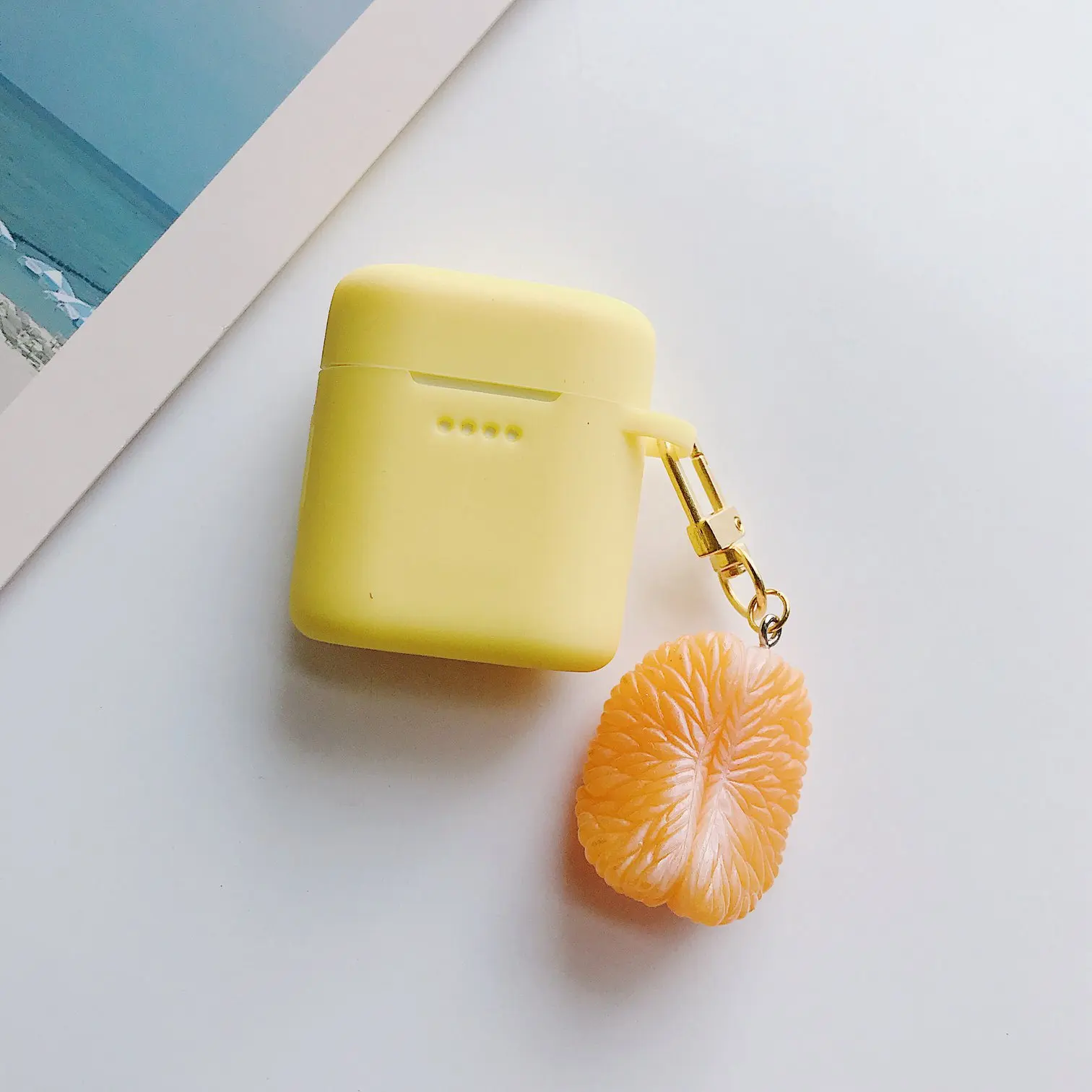 Для huawei FreeBuds 2 Pro Honor FlyPods Pro Чехол для наушников милый Мини Фруктовый с кольцом для ключей силиконовый чехол s для huawei freebuds чехол