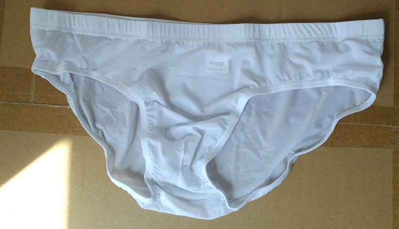 Sexy Men Ice Silk Underwear Transparent Briefs G-string Smooth Breathable Thongs Low Rise Seamless Gay FX07 |