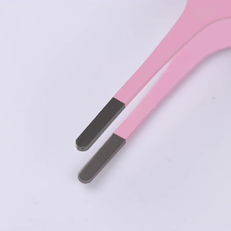 

1 Pc Stainless Steel Tweezer Straight Curved Angle Head Rhinestone 3D Sticker Picker Nail Art Tool