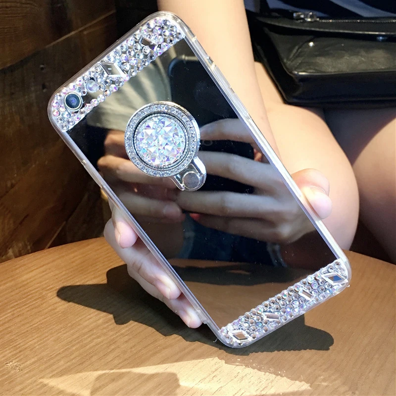 PC зеркальные чехлы для телефонов Аксессуары Iphone X 8 8Plus 7 7Plus 6 6s 6Plus Необычные
