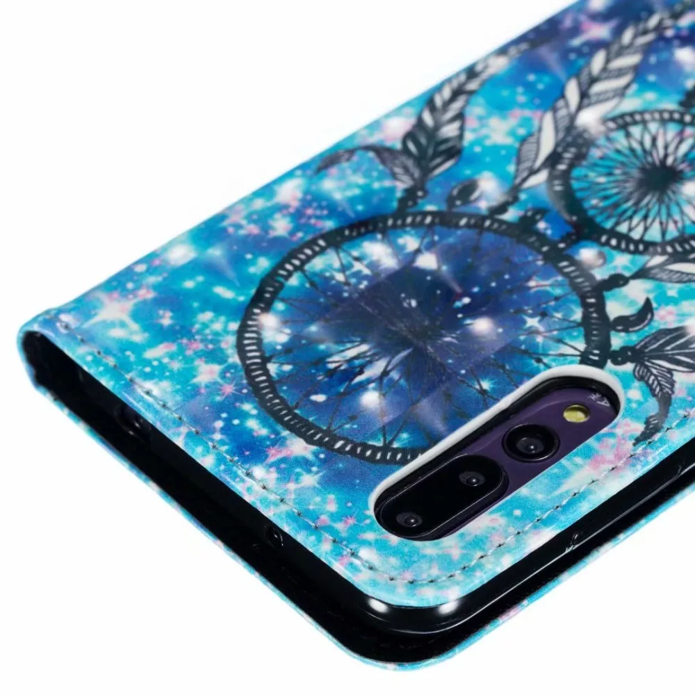 P20 Lite чехол для huawei Коврики 20 Pro Чехол 3D живопись кожаный книжка телефона Y9 2019