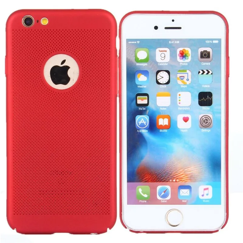 Чехол для рассеивания тепла в сетку iPhone XS MAX XR X чехол защиты всего тела
