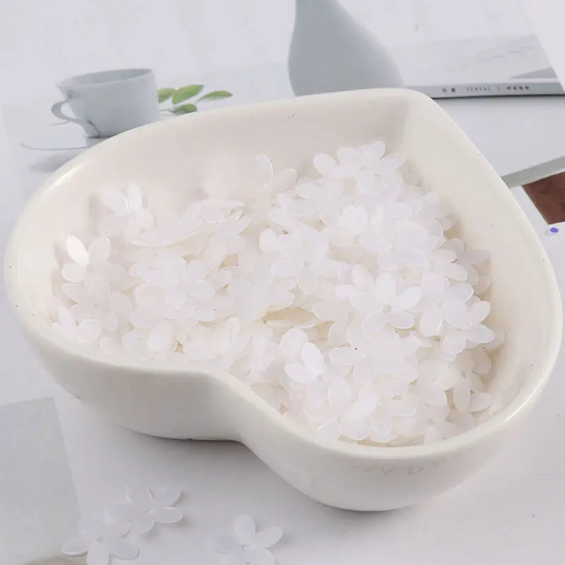 Frosted white Бисер для шитья цветов, 10 мм, блестки, сделай сам, 350 шт, для рукоделия, блестки, плоская смола - Цвет: Frosted white