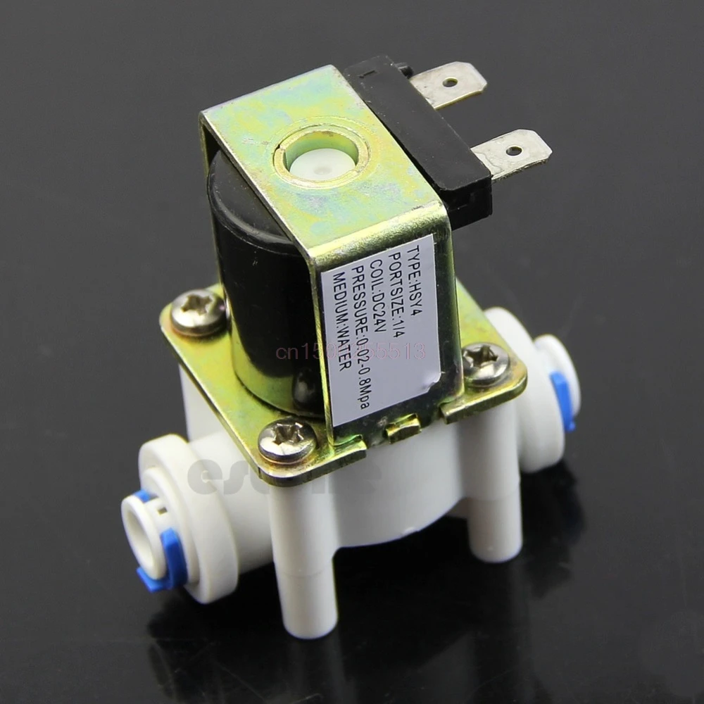 

1pcs Plastic Electric Solenoid Valve Water Purifier Ionizer Inlet Flow Switch