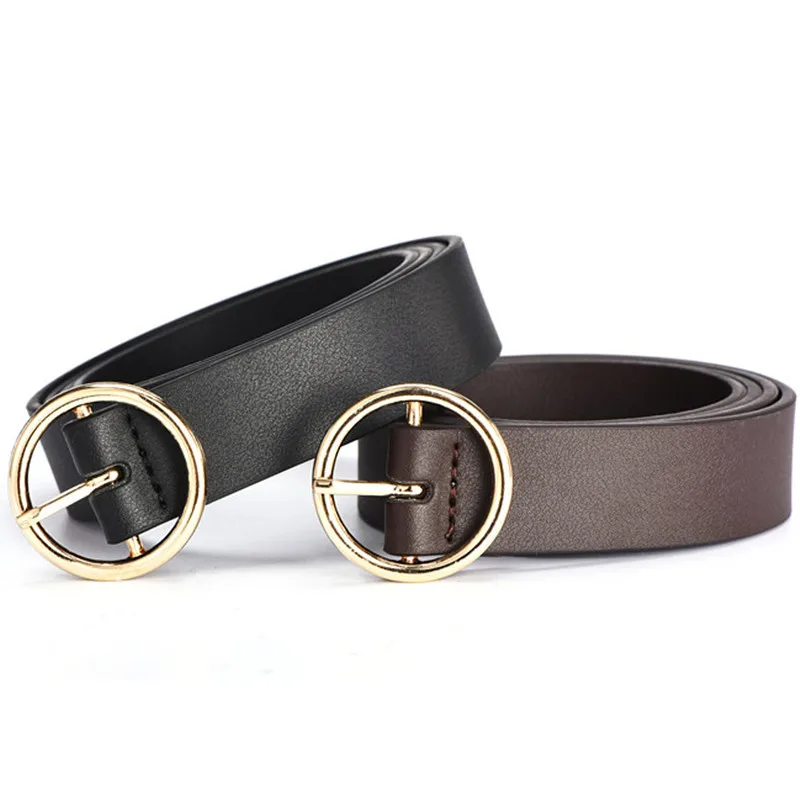 

Button-Headed Leisure Lady's Belt Retro-Ancient Ring Metal Button Dress Dress Costume Accessory Belt