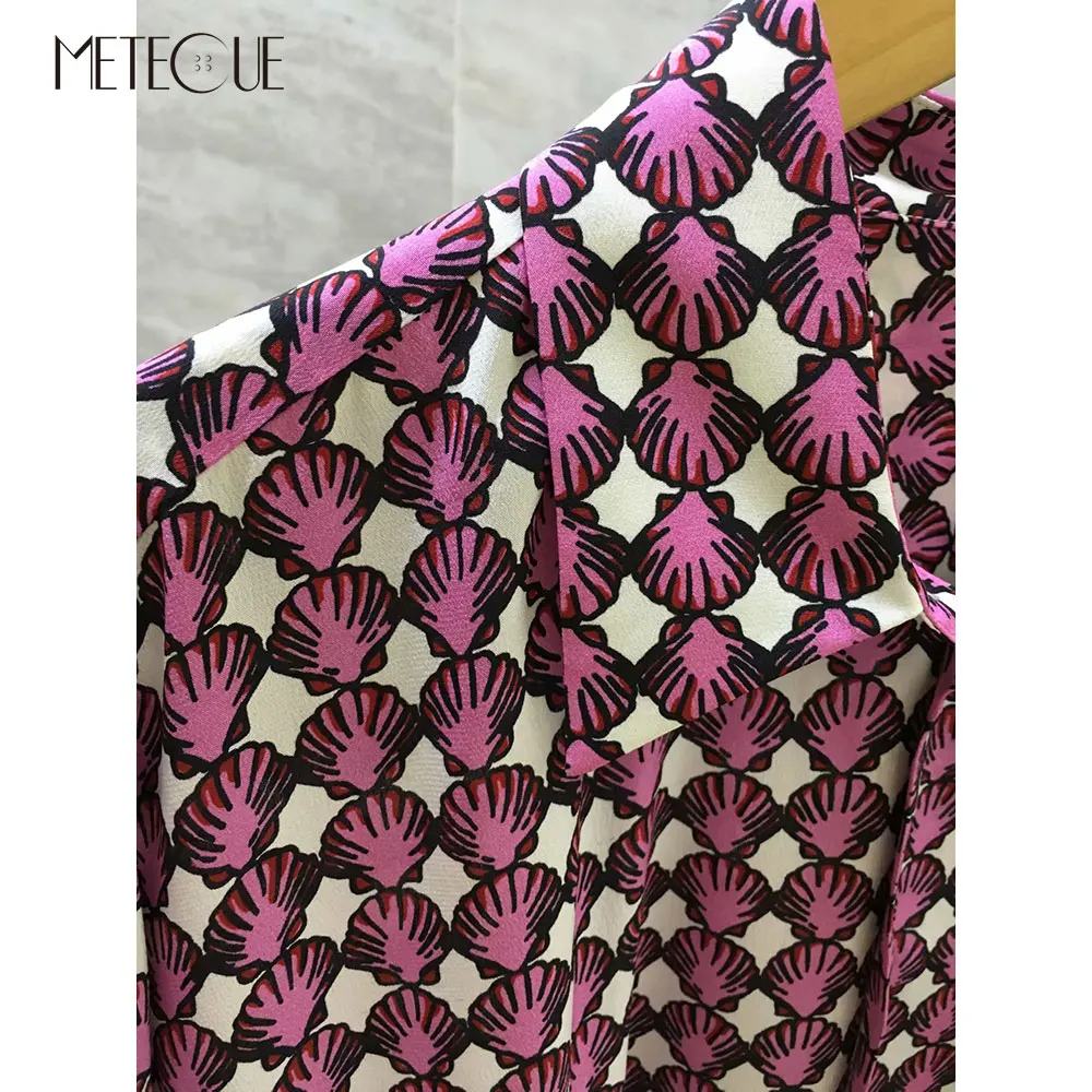 100% шелковые женские блузки 2019 весна лето Модные рубашки с длинными рукавами и