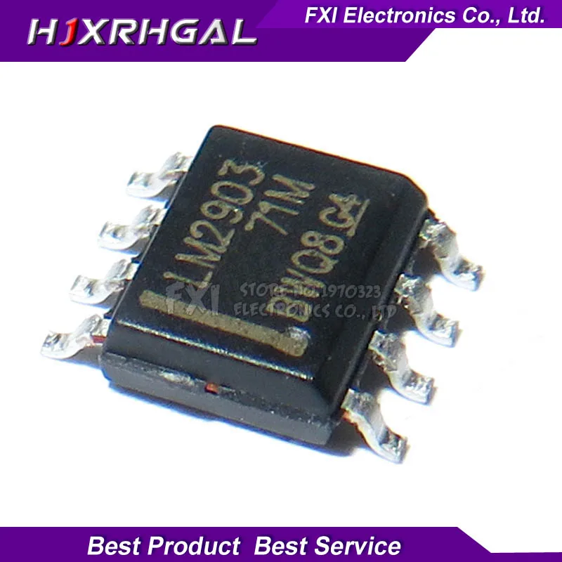 10 шт. LM2903DR LM2903 SOP8 SOP LM2903DR2G SMD новый оригинальный|Интегральные схемы| |