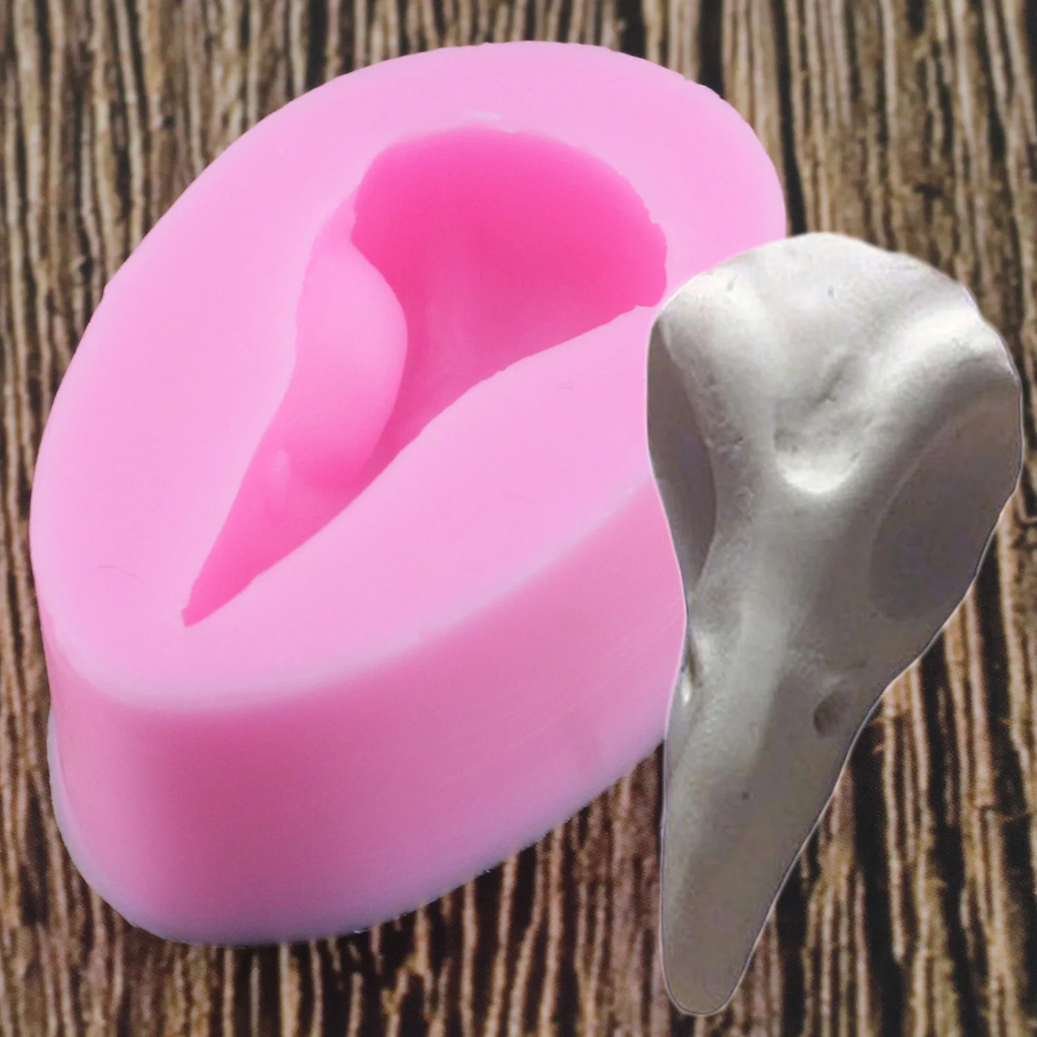 DIY ворона головы силиконовые формы смола клей Fondant (сахарная) пресс для торта