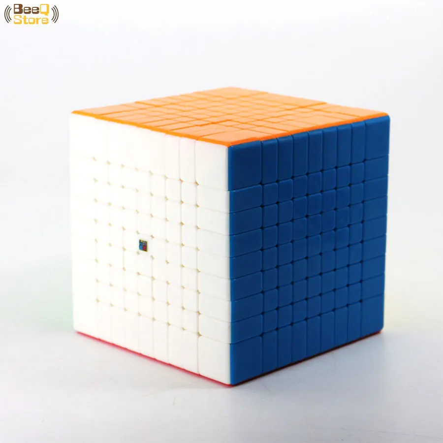 MF9-Stickerless MF9 9x9x9 Cube 9x9 speed Cubo Migico кубик Moyu черный/Stickerless Профессиональный пазл 9*9 мини куб Обучающие Детские игрушки - Цвет: MF9-Stickerless