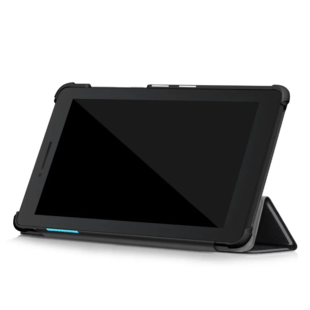 TB-7104F кожаный чехол с откидной крышкой и принтом для Lenovo Tab E7 7 0 '⟊pa Fundas задней