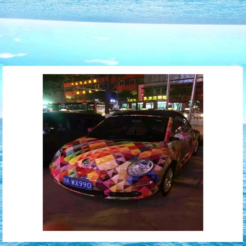 Лидер продаж разноцветная блестящая Радужная наклейка в европейском стиле