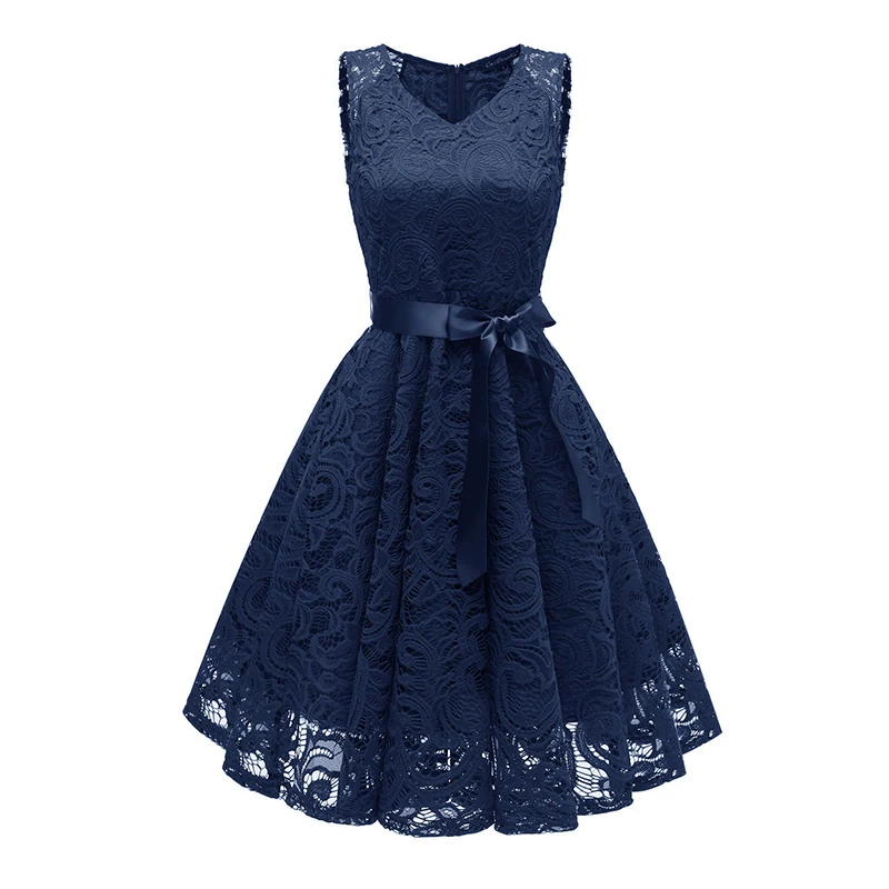 Ruiyige 2018 Summer Sexy A Line Lace Party Dress Women V Neck Sleeveless Evening Elegant Dresses Mini Prom Vestidos Female | Женская
