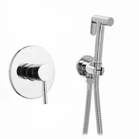 brass bathroom handheld spray shower set cold water wall mounted high bidet faucet shower sprayer bd098