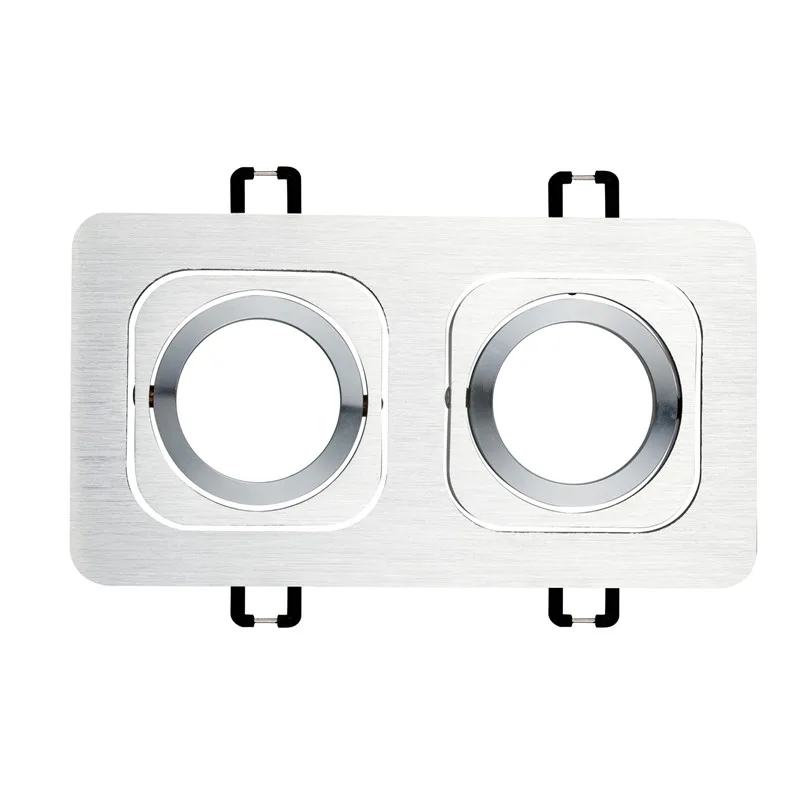 100 шт. хит продаж двойная головка регулируемый внутренний алюминиевый