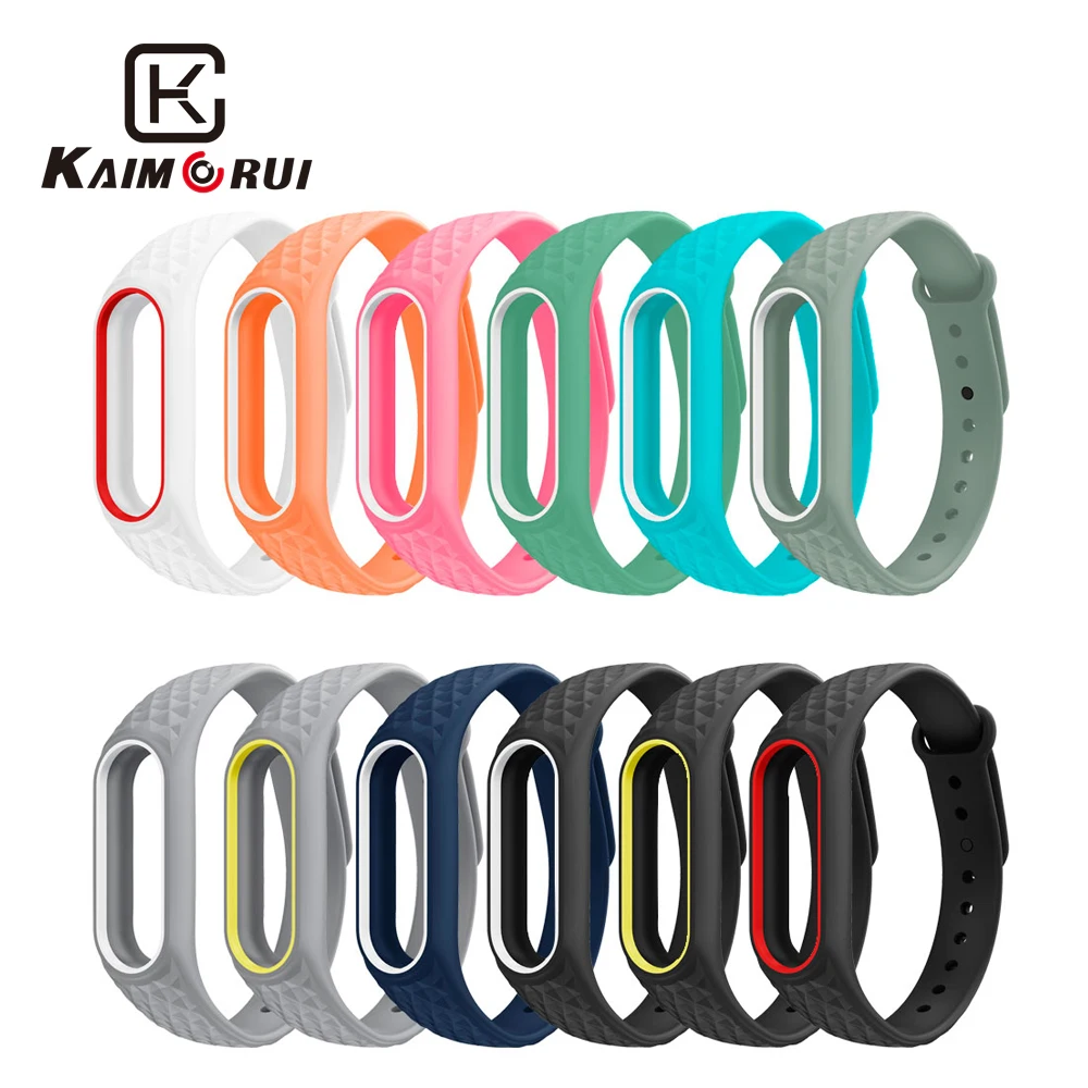 Цветной сменный ремешок для Xiaomi Band 2 умного браслета M2 мужчин и