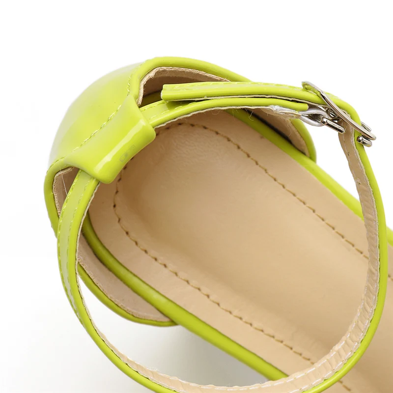 Женские босоножки на платформе и высоком каблуке 10 см красные туфли лодочки