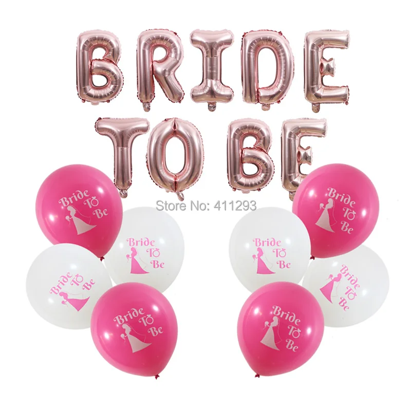 С надписью &quotbride to be&quot шар Свадебные праздничные шары девичник вечерние