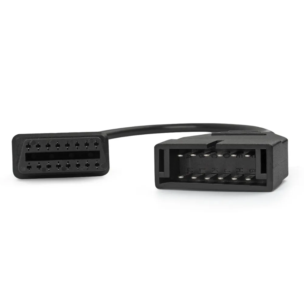 2018 Высококачественный адаптер OBD2 для GM 12pin Диагностический кабель для 12-контактного ODB к 16-контактному разъему OBDII Бесплатная доставка.