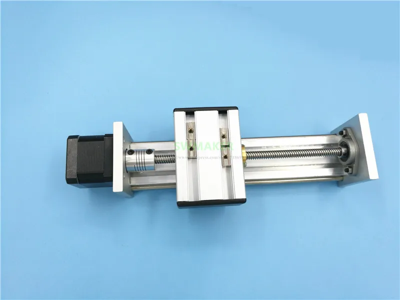 Комплект направляющих для шагового двигателя NEMA17 100/200/300 мм эффективный ход TR8