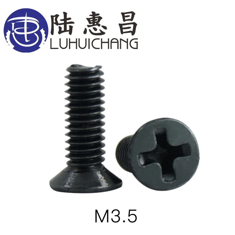 Luhuichang 50 шт. m3.5 км винт черный Phillips Cross Socket потайной Heasd электронный ремонт винты