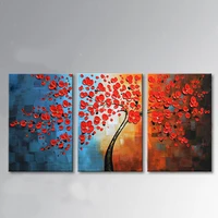 lucky tree modern abstract oil painting home decor wall art picture flowers on palette thick knife oil painting 168016