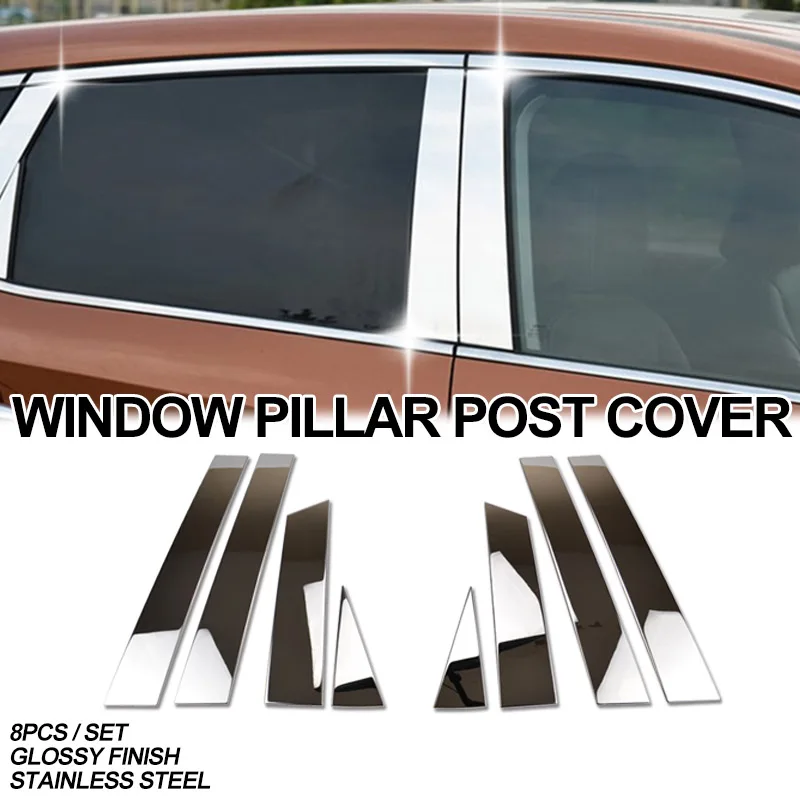 PILLAR POST COVER Для Nissan Murano задний багажник вентиляционное отверстие хромированная крышка отделка молдинг аксессуары для автомобиля Стайлинг декоративная наклейка - Цвет: PILLAR POST COVER