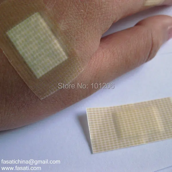

2000pc 20box 38mm*19mm skin color medical EVA wound plaster first-aid adhesive strips bandage hemostasis stickers wound care