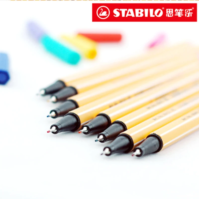 25 шт. Германия STABILO Stabilo волокна пера Лебедь 88 волокно ручки &quotStabilo&quot эскизная
