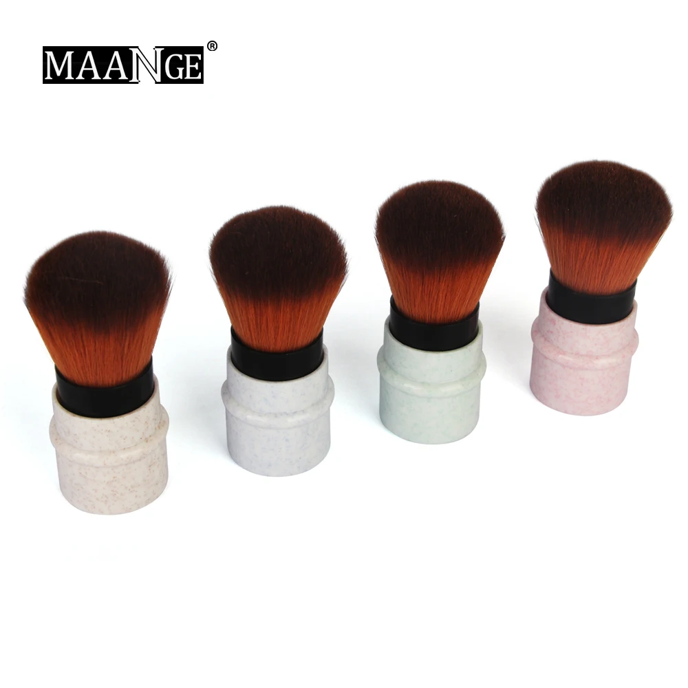 Выдвижные кисти для макияжа MAANGE Pro 1 шт. тона пудры косметики регулируемая мощная