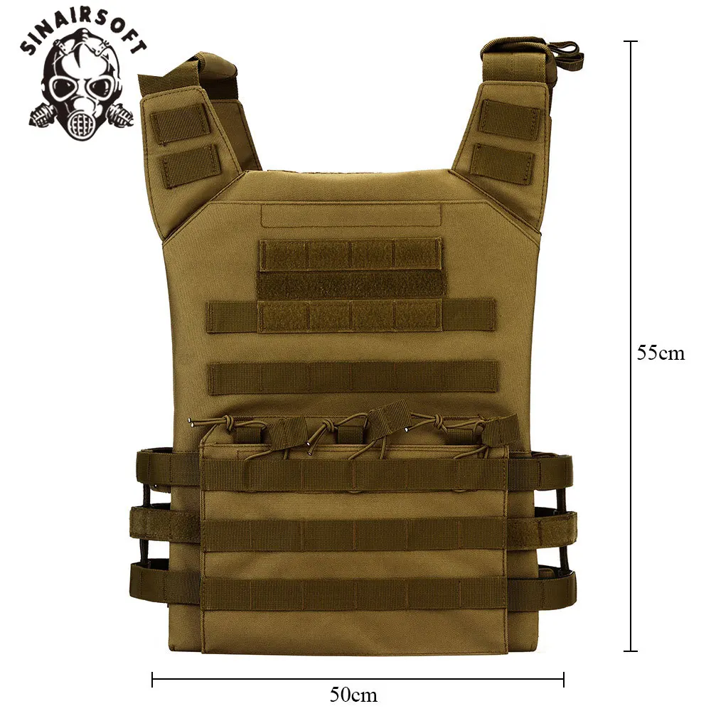 SINAIRSOFT Molle тактический JPC жилет страйкбол нейлон сумки милитари Регулируемый