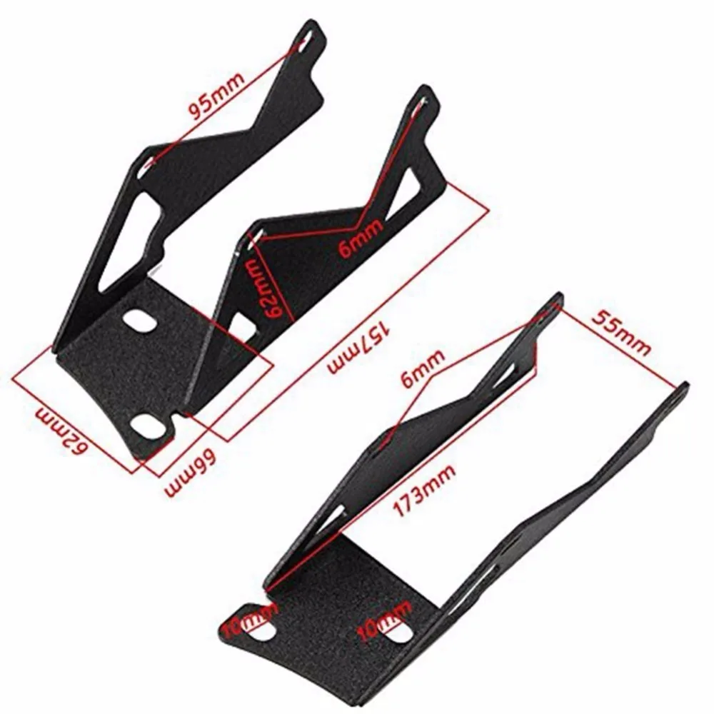 Для 07 18 Jeep Wrangler JK шарнир на лобовое стекло нижний угол стойка монтажный кронштейн