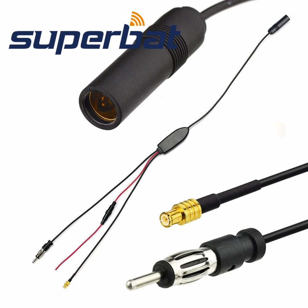 Superbat FM/AM DAB/DAB + автомобиль радиоантенна конвертер/разветвитель/усилитель MCX