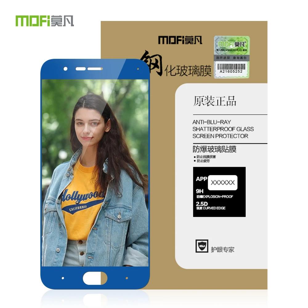 Закаленное стекло MOFi для Xiaomi Mi Note 3 ультратонкое закаленное защитное с полным
