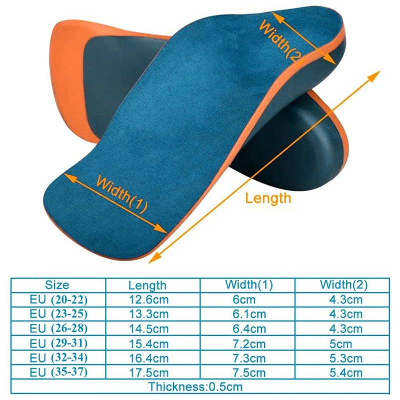 Детские ортопедические стельки Demine корректор плоскостопия поддержка свода
