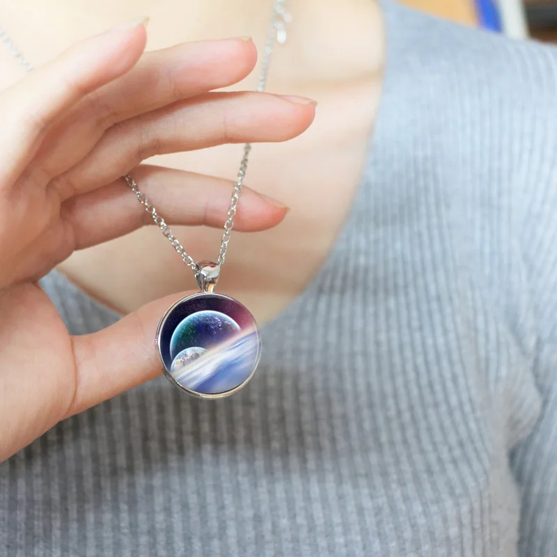 Бесплатная доставка популярное модное ожерелье Cosmic астрономические ювелирные